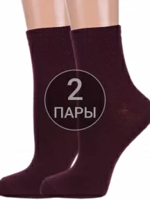 Комплект из 2 пар женских носков Брестские (БЧК) рис. 000, ЕЖЕВИКА (2-19С1232)