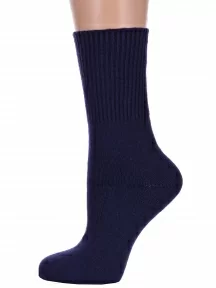 Женские термоноски с ослабленной резинкой Hobby Line, нжт019-03, ТЕМНО-СИНИЕ