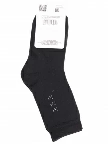 Детские махровые носки "Красная ветка", С-646, ЧЕРНЫЕ