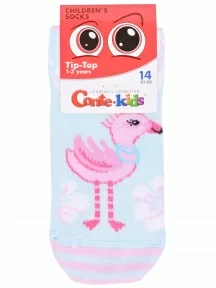 Детские носки Conte kids рис. 475, БЛЕДНО-БИРЮЗОВЫЕ (7С-54СП)