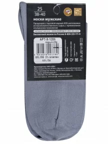 Мужские носки ХОХ, X-1205, СЕРЫЕ