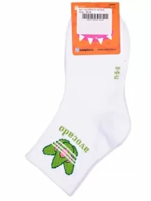 Комплект из 2 пар детских спортивных носков Hobby Line БЕЛЫЕ (2-Ндх3592-07)