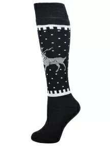 Женские махровые гольфы ХОХ, Z-1384, ЧЕРНЫЕ