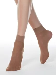 Комплект из 2 пар женских носков Conte, 8С-7СП/Tension 40Н, Bronz, бронзовые