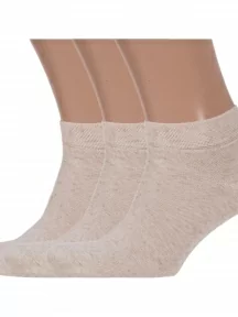 Комплект из 3 пар мужских носков Брестские (БЧК), 3-15С2612, рис. 000, НАТУРАЛЬНЫЕ