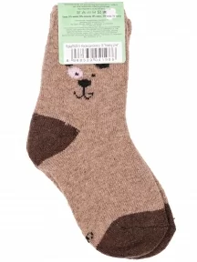 Детские теплые махровые носки Hobby Line, Ндад7622-5, КОРИЧНЕВЫЕ