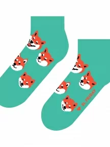 Короткие носки unisex St. Friday Socks, 743-25, "Немного сиба-ину"