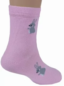 Детские носки RuSocks (Орудьевский трикотаж), Д-31349, рис. 02, РОЗОВЫЕ