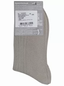 Мужские носки из 100% хлопка Брестские (БЧК), 14С2220, рис. 055, ПЕСОЧНЫЕ