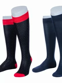 Комплект из 2 пар мужских гольфов Sergio Di Calze (PINGONS) из мерсеризованного хлопка, 2-19SC, микс 8