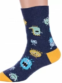 Детские носки Conte kids, 5С-11СП, рис. 394, ТЕМНО-СИНИЕ