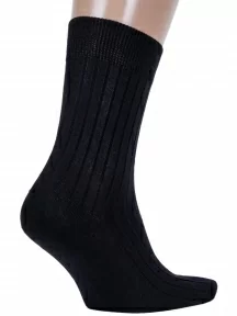 Мужские носки из 100% хлопка Брестские (БЧК), 14С2220, рис. 055, ЧЕРНЫЕ