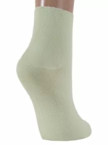 Женские носки без резинки ХОХ, G-1406, БЛЕДНО-САЛАТОВЫЕ