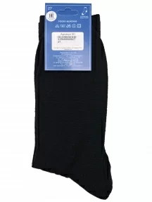 Мужские полушерстяные носки LORENZline, В1, ЧЕРНЫЕ