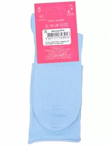 Женские бамбуковые носки LORENZline, Б10, ГОЛУБЫЕ