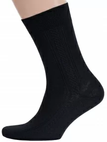 Мужские носки RuSocks (Орудьевский трикотаж), М-340/1, рис. 04, ЧЕРНЫЕ