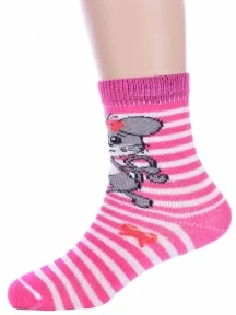 Детские носки Альтаир, С143, МАЛИНОВЫЕ