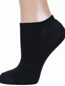 Женские ультракороткие носки ХОХ, G-3R7, ЧЕРНЫЕ