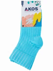 Детские носки Akos, ВК41000 001, БИРЮЗОВЫЕ