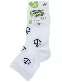 Детские носки "Борисоглебский трикотаж", 8С3000/4, БЕЛЫЕ