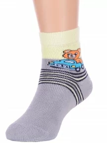 Детские махровые носки Брестские (БЧК), 14С3060, рис. 822, СВЕТЛО-СЕРЫЕ