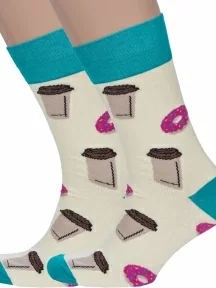 Комплект из 2 пар мужских носков MSCLUB №М51, 2-nm-581, СВЕТЛО-ЖЕЛТЫЕ