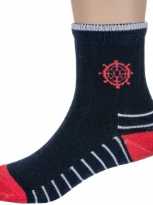 Детские носки "Борисоглебский трикотаж", 8С33, ТЕМНО-СИНИЕ