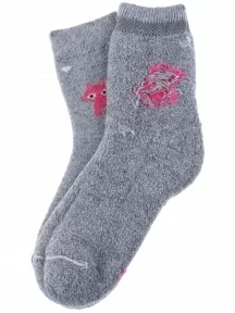 Детские махровые носки Hobby Line, 7617-6, СВЕТЛО-СЕРЫЕ