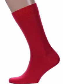 Мужские носки из мерсеризованного хлопка Sergio Di Calze (PINGONS), 17SC6, МАЛИНОВЫЕ