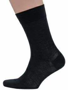 Набор мужских носков из микромодала, 8 пар (ТМ Grinston socks), PG-15D7-8, ЧЕРНЫЕ