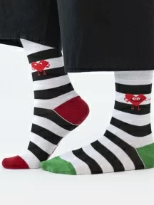 Носки unisex St. Friday Socks, tel-1068-02, "Очень полосатые дела"