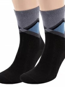 Комплект из 2 пар подростковых носков ХОХ, 2-U-3R2, СЕРЫЕ