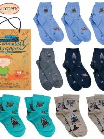 Набор для мальчиков из 10 пар носков LORENZline, Л71-10, микс 3
