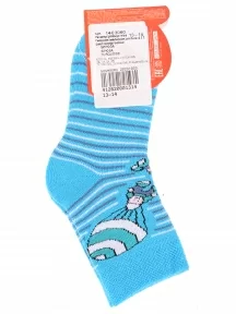 Детские махровые носки Брестские (БЧК), 14С3060, рис. 411, БИРЮЗОВЫЕ