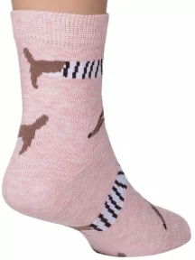 Детские носки RuSocks (Орудьевский трикотаж), Д-31353, рис. 09, ПЕРСИКОВЫЕ