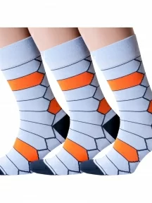 Комплект из 3 пар мужских носков MSCLUB №М01, msk3-М01, nm-44, МУЛЬТИКОЛОР