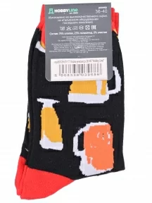 Носки унисекс Hobby Line, нус80129-01-17, ЧЕРНЫЕ