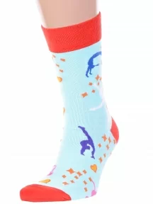 Носки унисекс Hobby Line, нус80152-15-12, БИРЮЗОВЫЕ