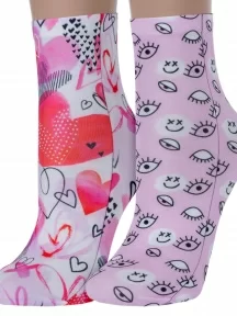 Комплект из 2 пар женских носков Conte, 2-17С-34СП, микс 8