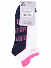 Женские спортивные носки "Красная ветка", С-2230, БЕЛЫЕ