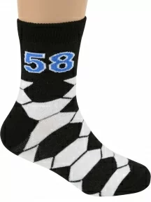 Детские носки RuSocks (Орудьевский трикотаж), Д-86, рис. 08, ЧЕРНЫЕ