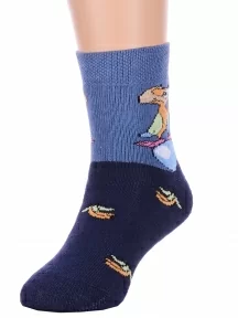 Детские махровые носки Брестские (БЧК), 14С3060, рис. 825, ТЕМНО-СИНИЕ