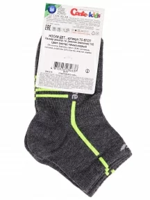 Детские спортивные носки Conte kids, 7С-97СП, рис. 132, ТЕМНО-СЕРЫЕ