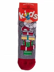 Детские махровые носки Брестские(БЧК), 14С3060, рис. 893, СЕРЫЕ МЕЛАНЖ
