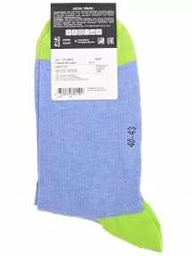 Носки унисекс Брестские (БЧК), 21С4200, рис. 164, ГОЛУБЫЕ МЕЛАНЖ