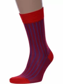 Мужские носки из мерсеризованного хлопка Sergio Di Calze, 18SC2, КРАСНЫЕ