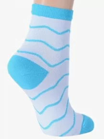 Женские носки LORENZline, Д115, ГОЛУБЫЕ