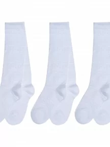 Комплект из 3 пар детских гольфов Гамма, 3-С460, БЕЛЫЕ, рис. 4