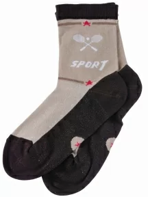 Спортивные подростковые носки LORENZline, П16, БЕЖЕВО-КОРИЧНЕВЫЕ