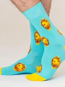 Носки unisex St. Friday Socks, GR-1406-25/08/19, "Переезжайте в Петербург - котики зовут!"